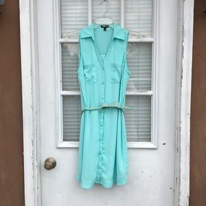 Aqua Chiffon Shirt